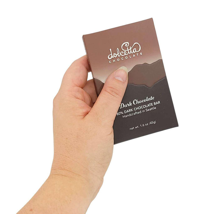 Bar - Dark Chocolate (80% Dark Chocolate) by Dolcetta Artisan Sweets
