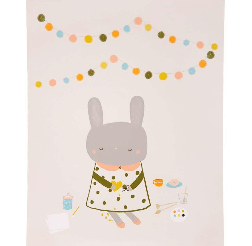 Art Print - 8x10 - Crafty Bunny by Chet and Dot