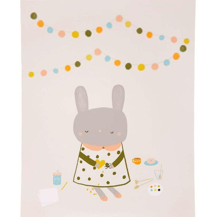 Art Print - 8x10 - Crafty Bunny by Chet and Dot