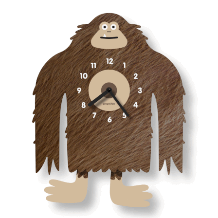 Acrylic Clock - Bigfoot Pendulum by Popclox
