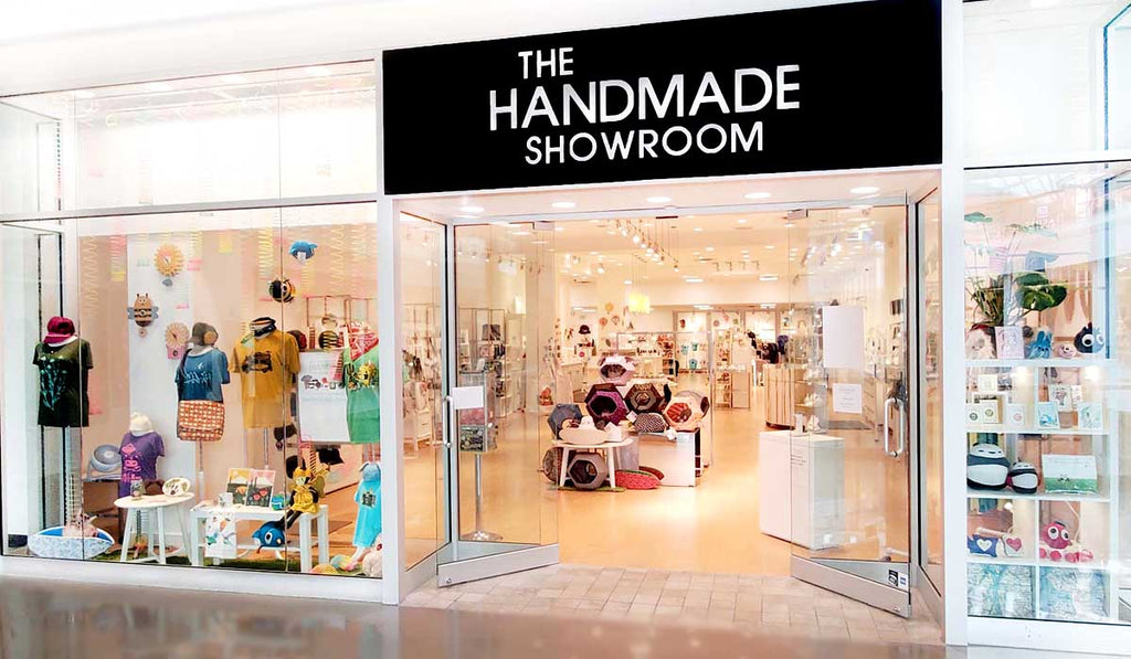 The Handmade Showroom storefront at Pacific Place in downtown Seattle, WA