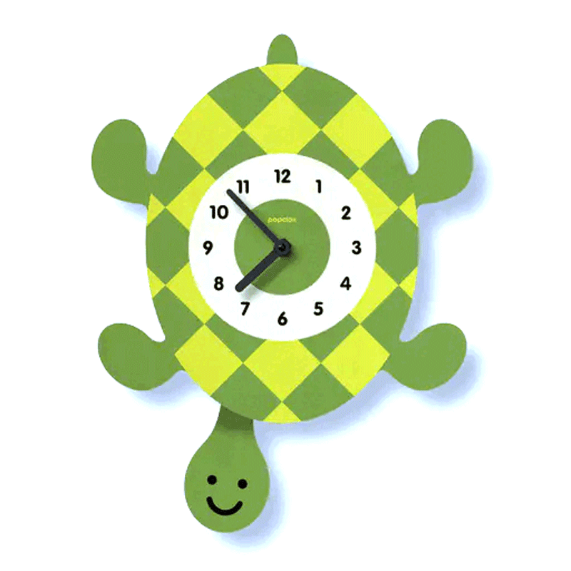 Acrylic Clock - Turtle Pendulum by Popclox