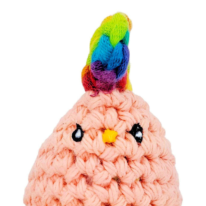 Plush Toy - Pocket Chicken (Salmon Pink - Assorted) by Moyo Workshop