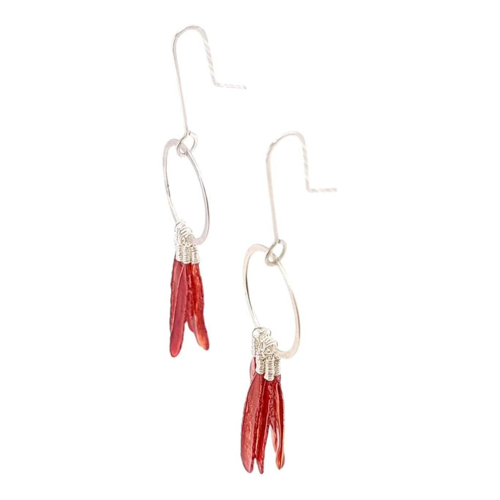 Earrings - Silver Orchid (Assorted Colors) by Verso