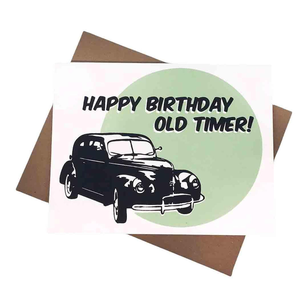 Card - Birthday - Old Timer by Orange Twist