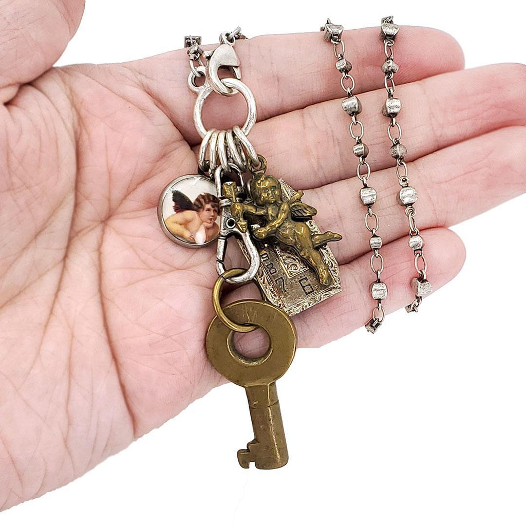 Necklace - ReCollect (Be Near Me) by Christine Stoll | Altered Relics