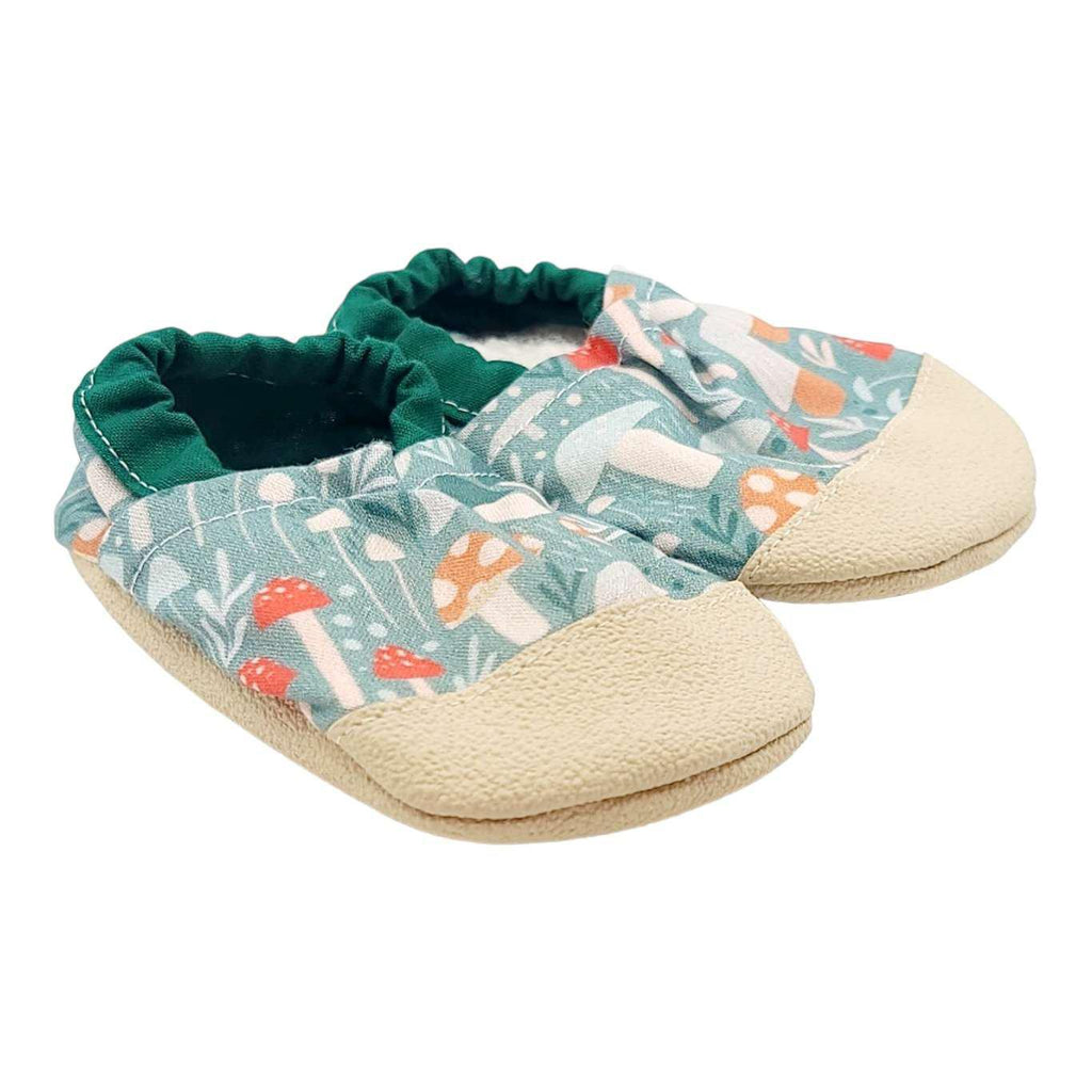 Baby Shoes - Mushrooms (0-6mo or 6-12mo) by This Brave Journey