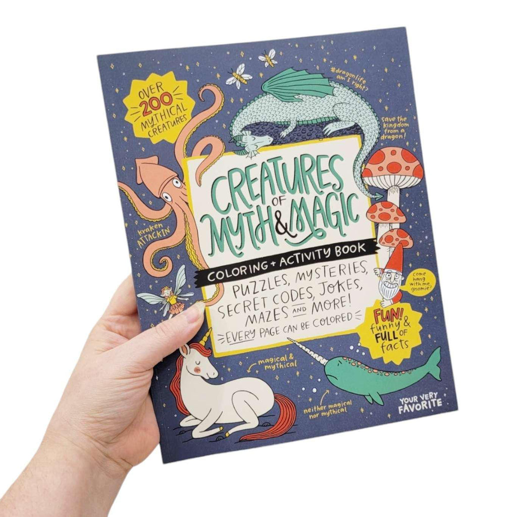 Book - Coloring and Activities (Creatures of Myth and Magic) by Your Very Favorite