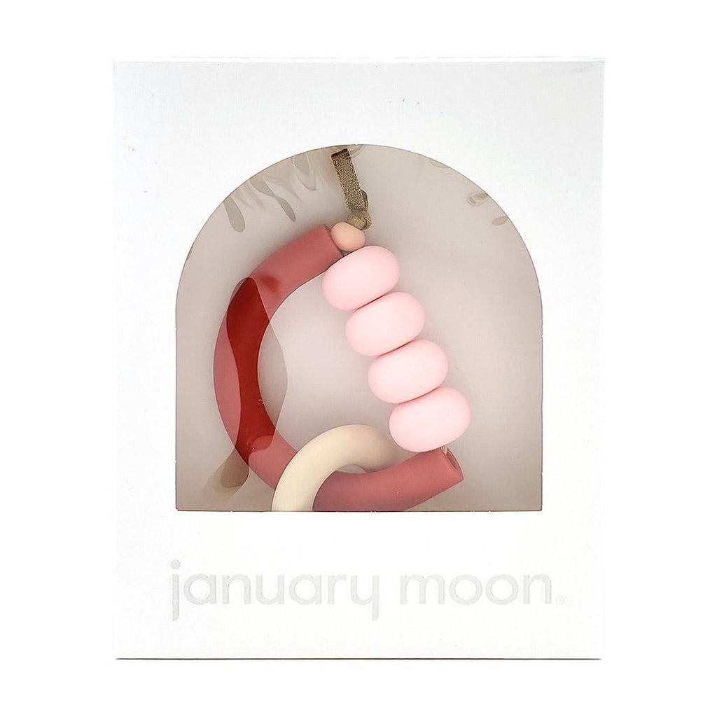 Teether - Arch Ring (Rose Pink) by January Moon