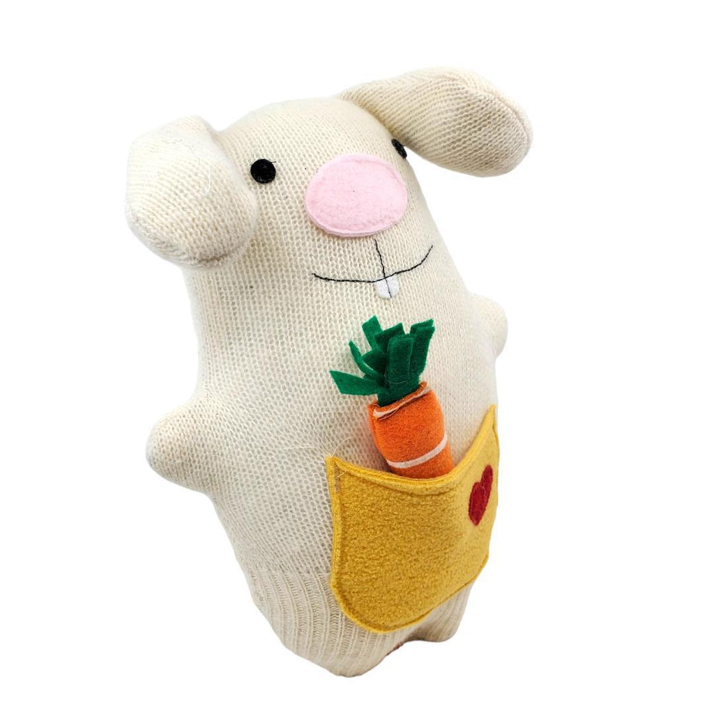 Plush - Bunny with Carrot Treat by Happy Groundhog Studio