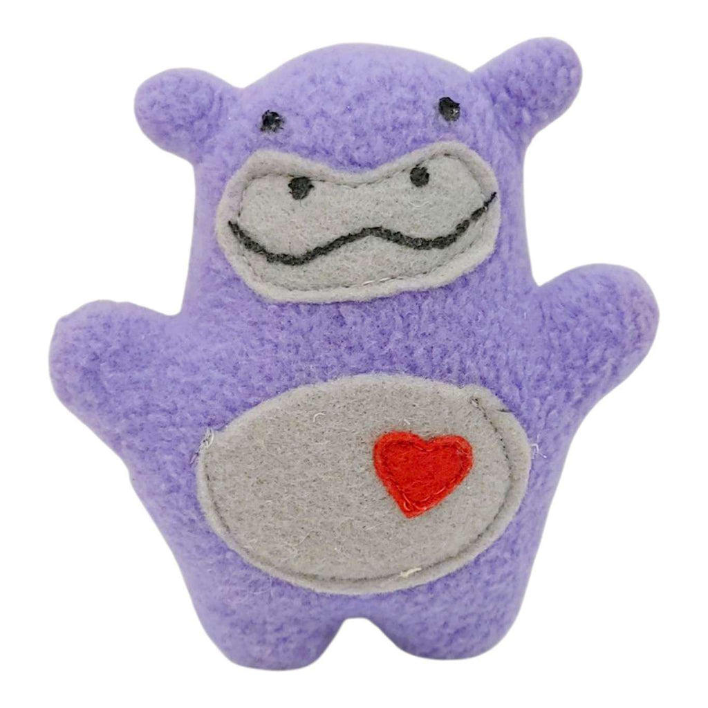 Ornament - Mini Plush (Hippo) by The Happy Groundhog Studio