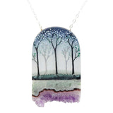 Necklace - Forest Crystal (Sterling Silver) by Fernworks, image 9 of 9