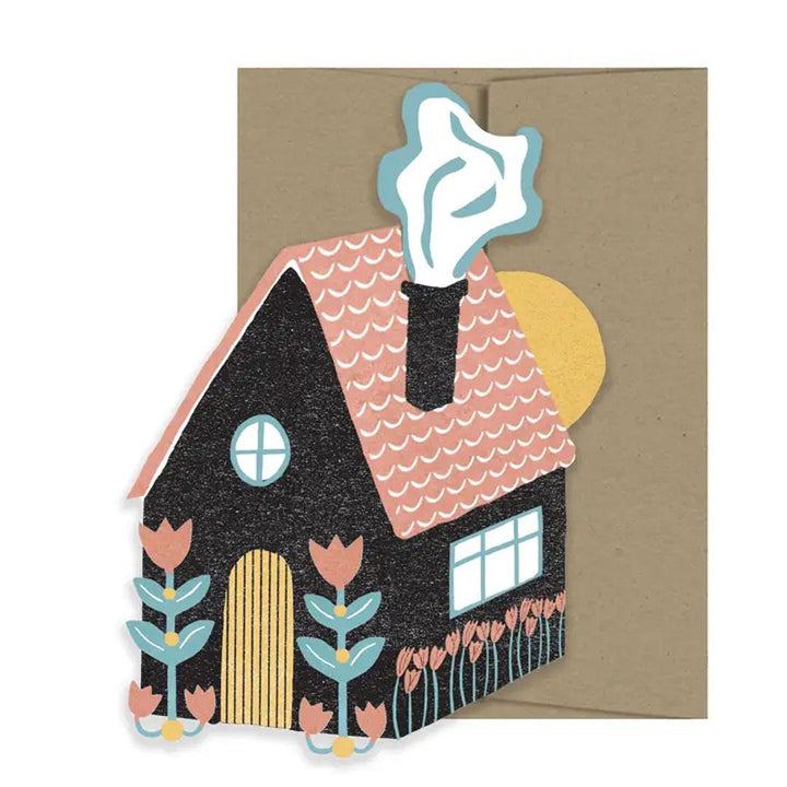 Card - All Occasion - Folk Home by Isatopia