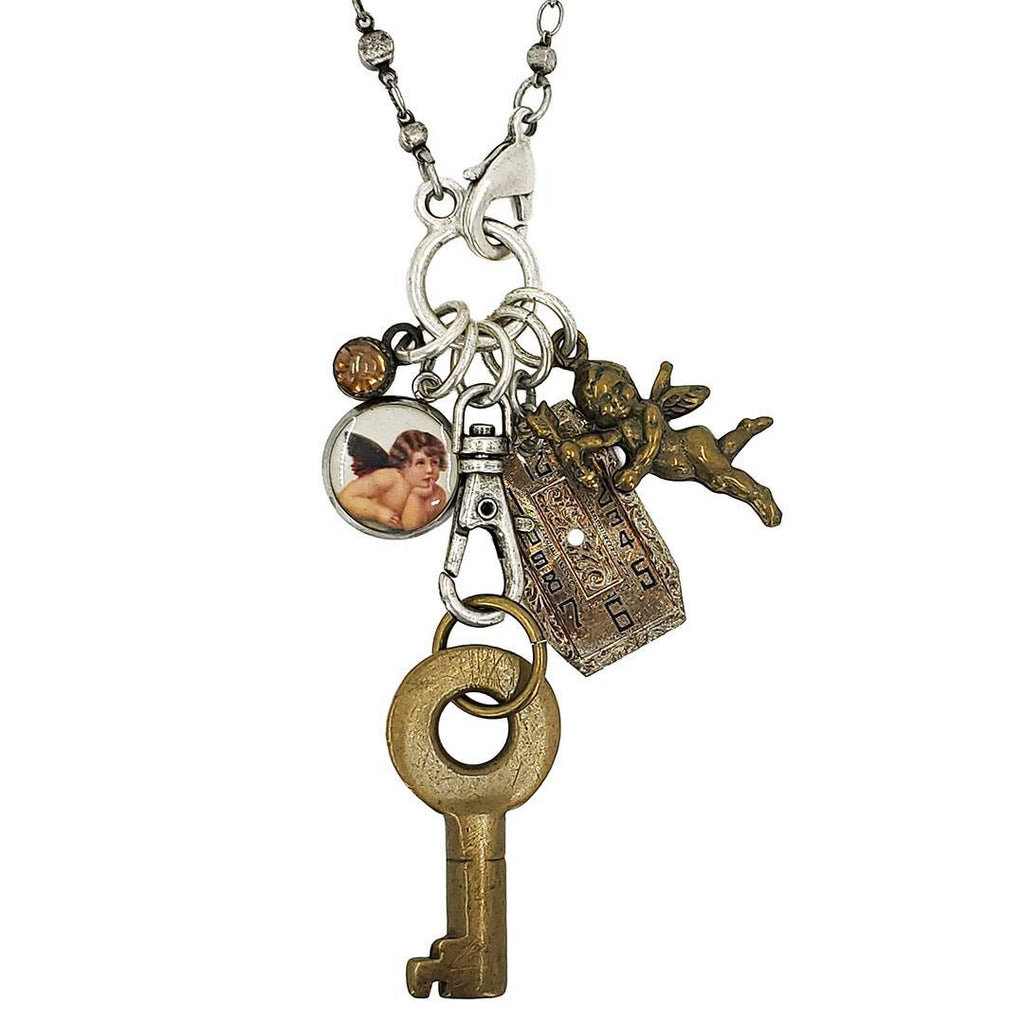 Necklace - ReCollect (Be Near Me) by Christine Stoll | Altered Relics