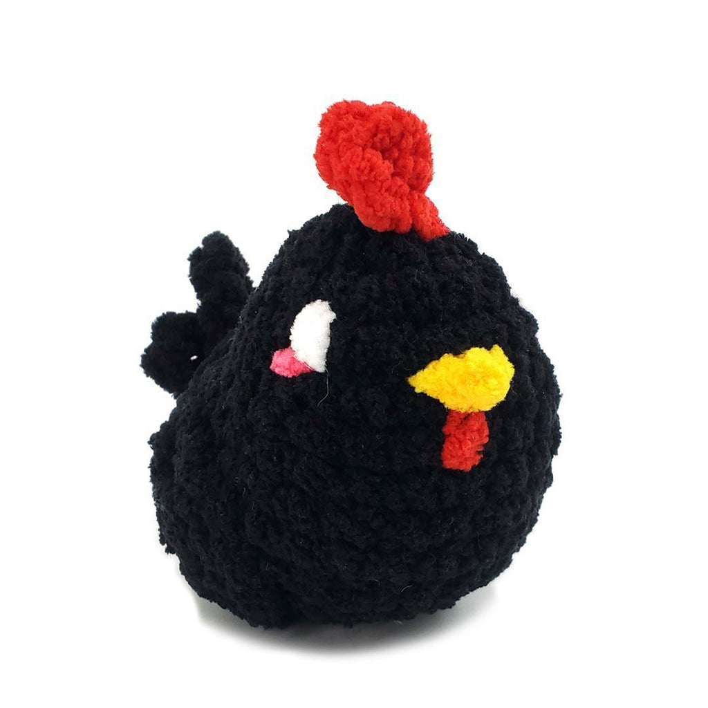 Plush Toy - Lil’ Hen (Black) by Crittercrafts