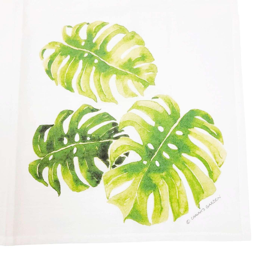 Tea Towel - Monstera by Chavah's Garden