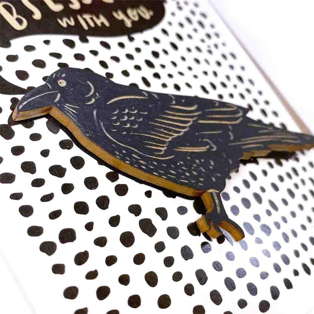 Magnet Card - I'm Like OBSESSED With You Raven card by SnowMade