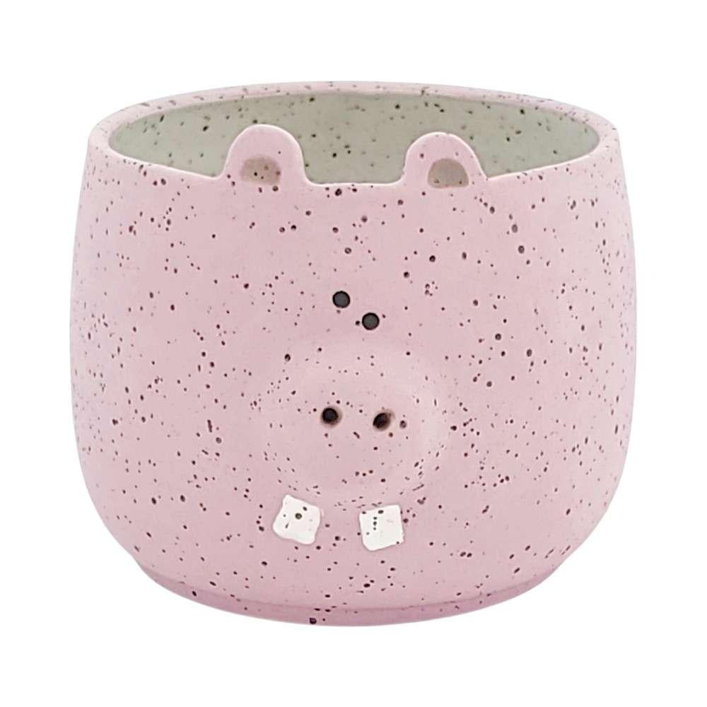 Planter - Hippo (Purple Speckle) by Rolly Poly Studios