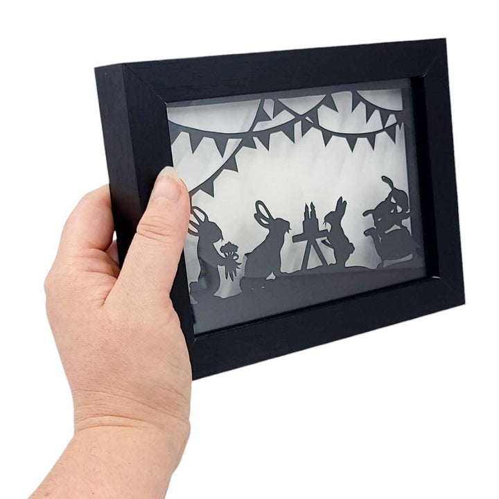 Papercut Art - Birthday Wishes & Lucky Feet by Squirrel Tacos Papercuts