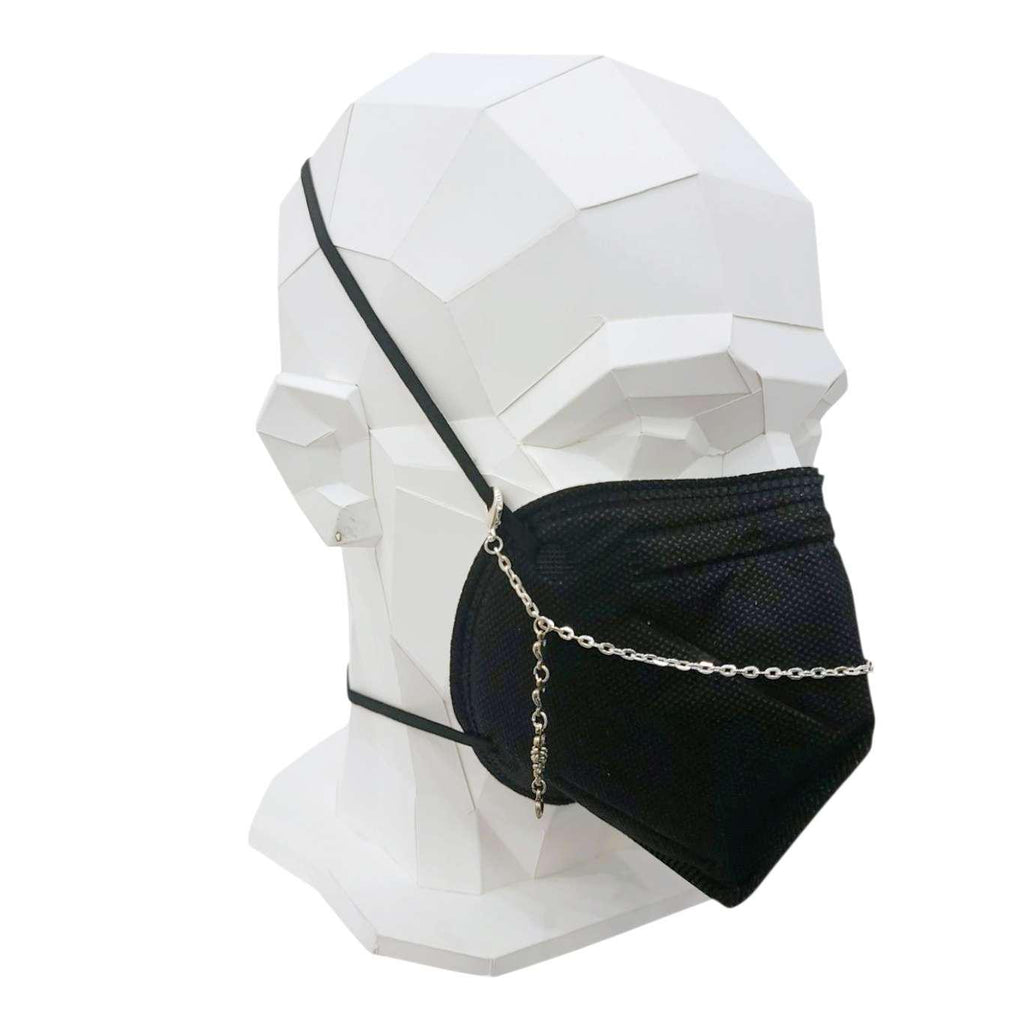 Mask Chain - Side Dangle (Single Filigree with Hearts) by Tiny Aloha