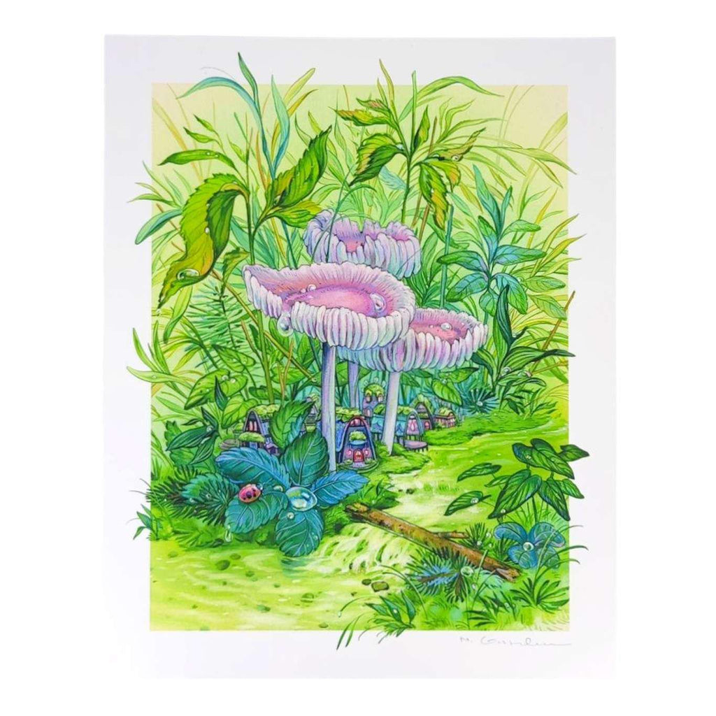 Art Print - 8x10in - Dew Drop Forest by Nimasprout