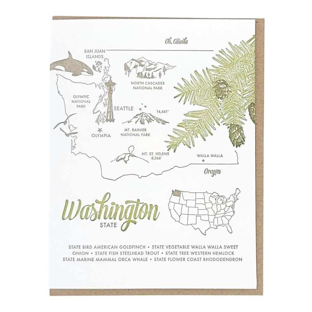 Card - All Occasion - Washington State by Lark Press