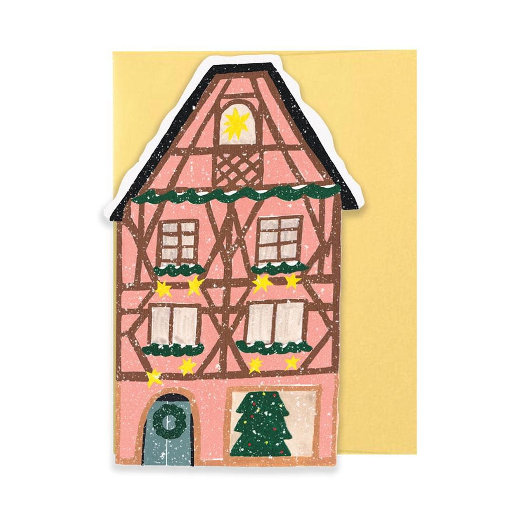 Holiday Cards - Set of 6 - Winter Cottage Collection by Isatopia