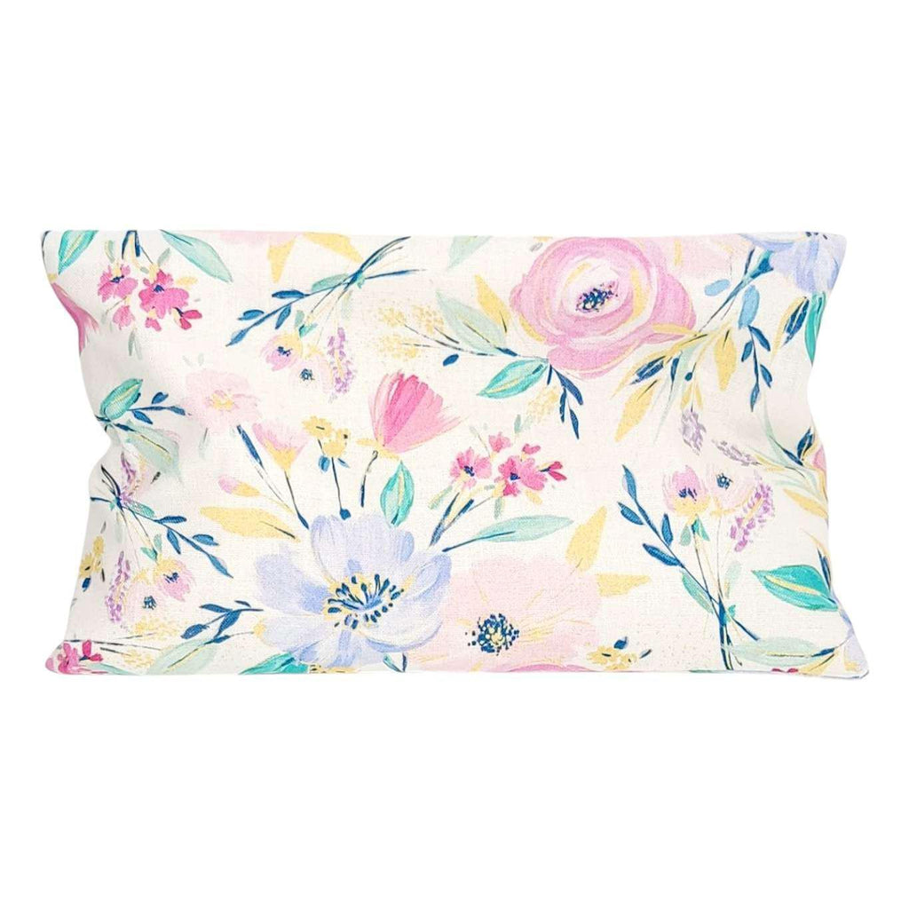 Eye Pillow - Watercolor Perennials (Lavender or Scent Free) by Two Birds Eco Shop