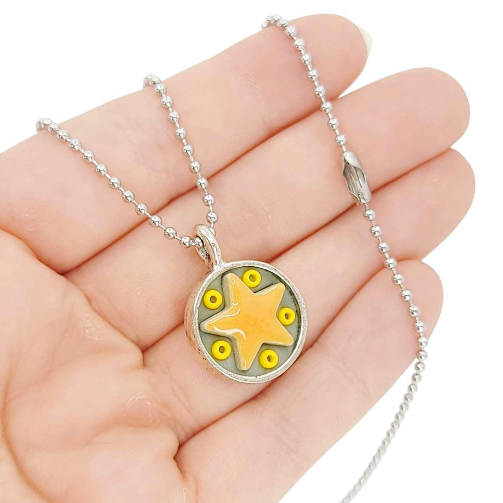 Necklace - Star Baby (Orange Stars) by XV Studios