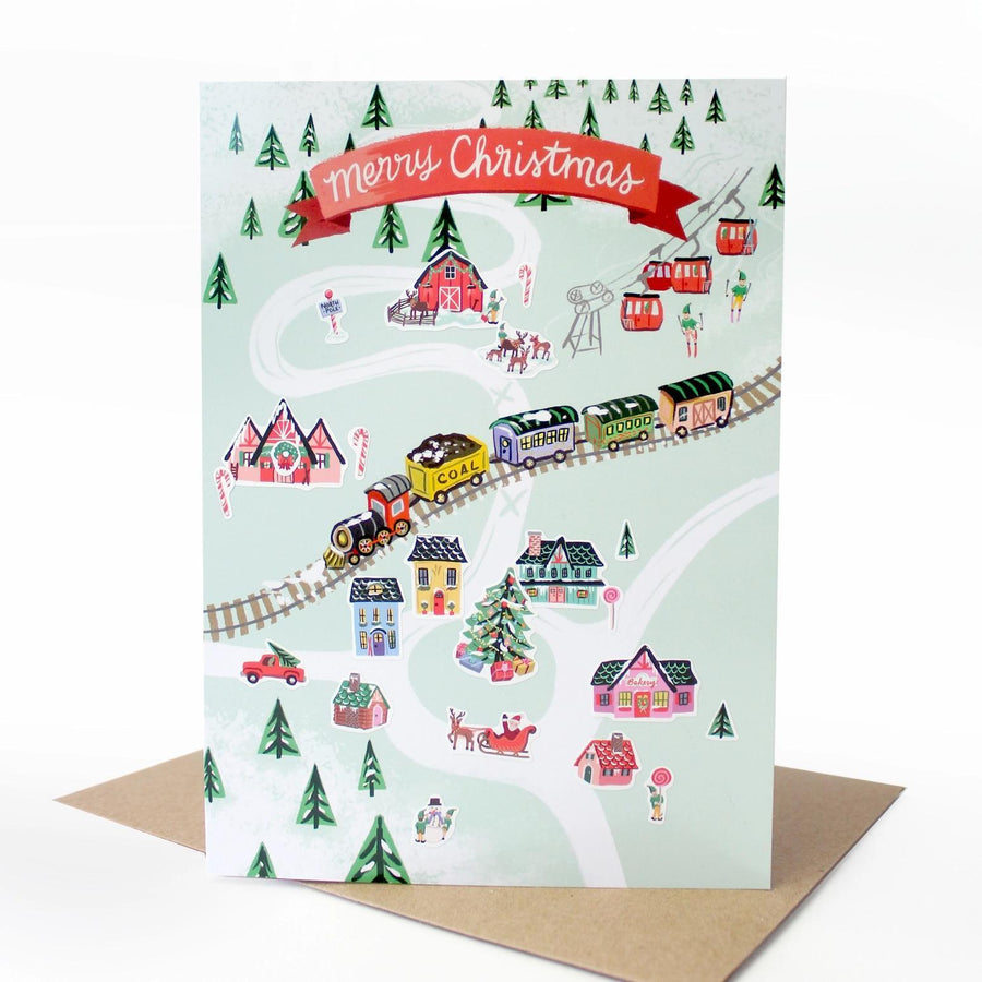 Card - Holiday - North Pole Village by Inklings Paperie, image 5 of 7