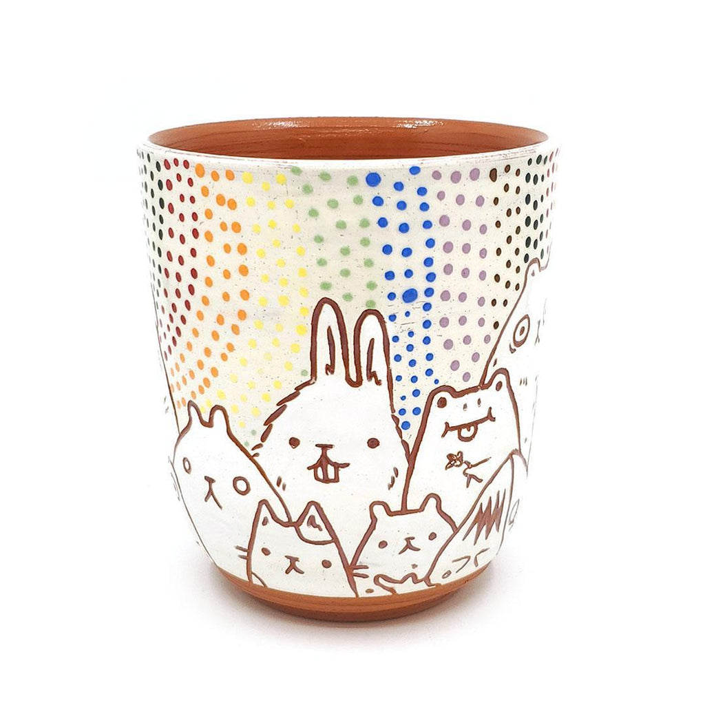 Tumbler - Tall 4 in - Critter Town Rainbow Group 1 (Assorted A - E)  by Dwadlings