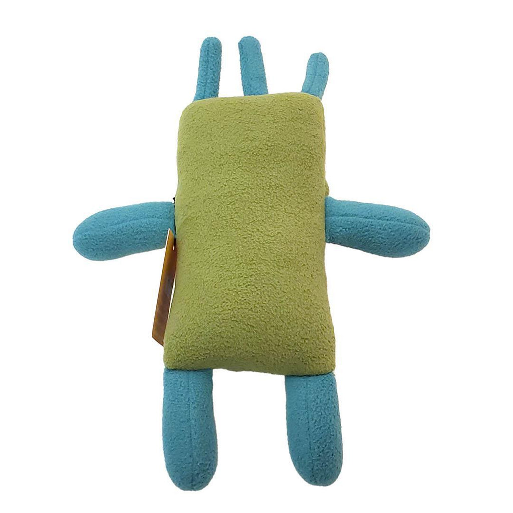 Plush - Mini Creature (Green Turquoise Multi Stripes) by Mr. Sogs