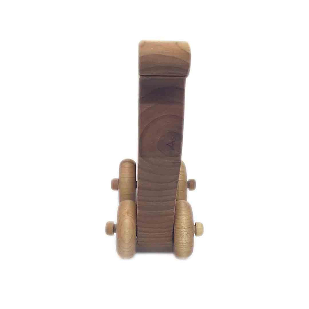 (30% Off) Wooden Toy - Brontosaurus Dinosaur on Wheels by Baldwin Toy Co.