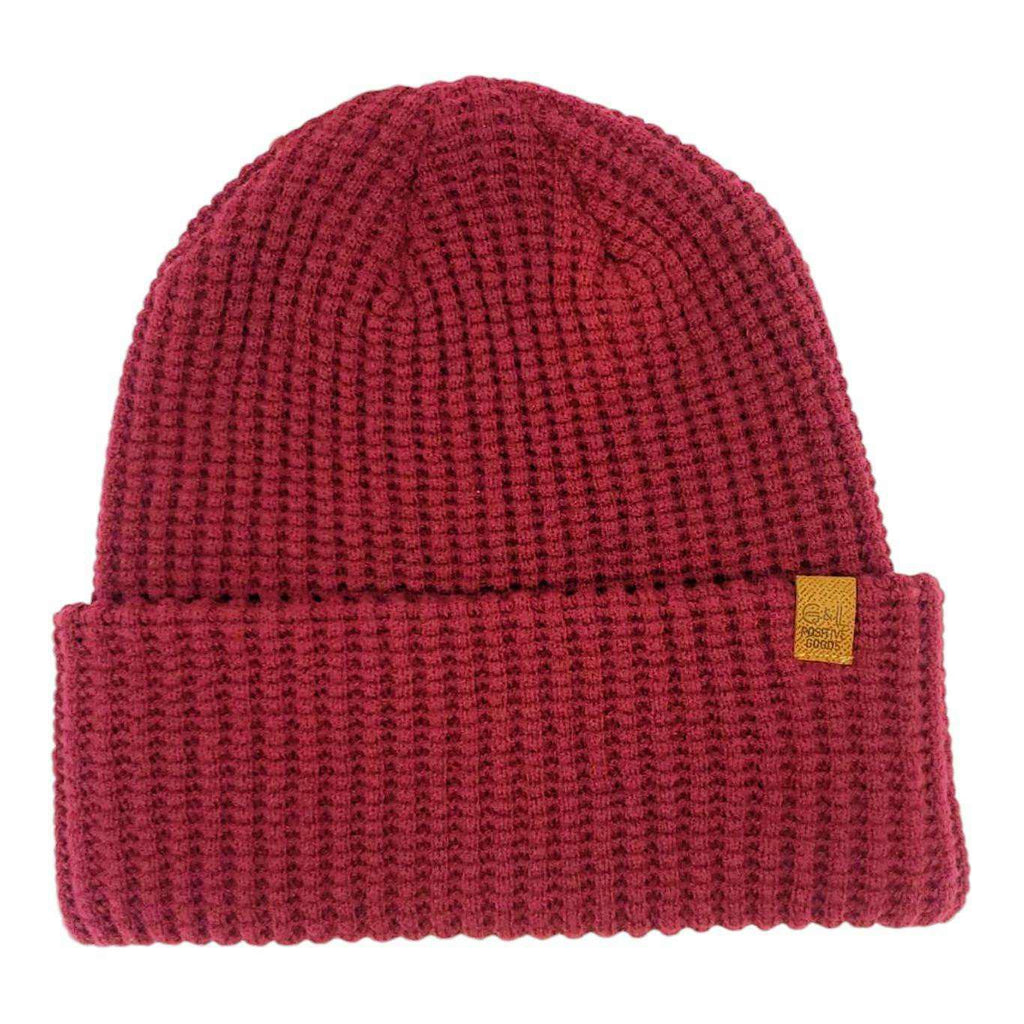 Adult Hat -  Kayo Beanie (Garnet) by G & L Positive Goods