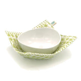 Bowl Holder - Citrine Stained Glass Microwave Bowl Holder by Shawn Sargent Designs, image 2 of 4