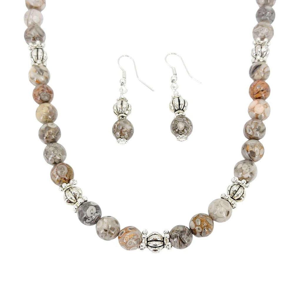 Necklace - Maifanite Beads by Tiny Aloha