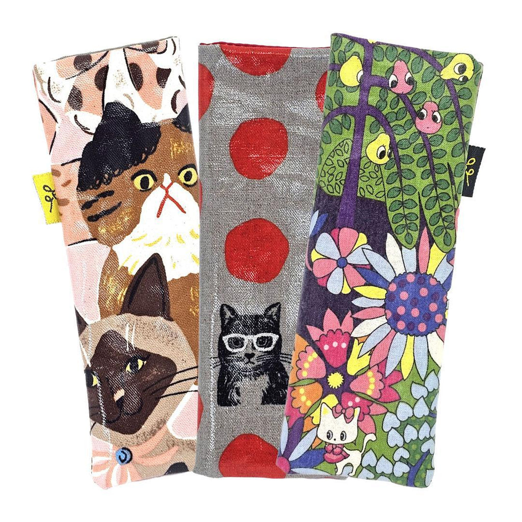 Glasses Case - Slim - Cats (Assorted) by Laarni and Tita