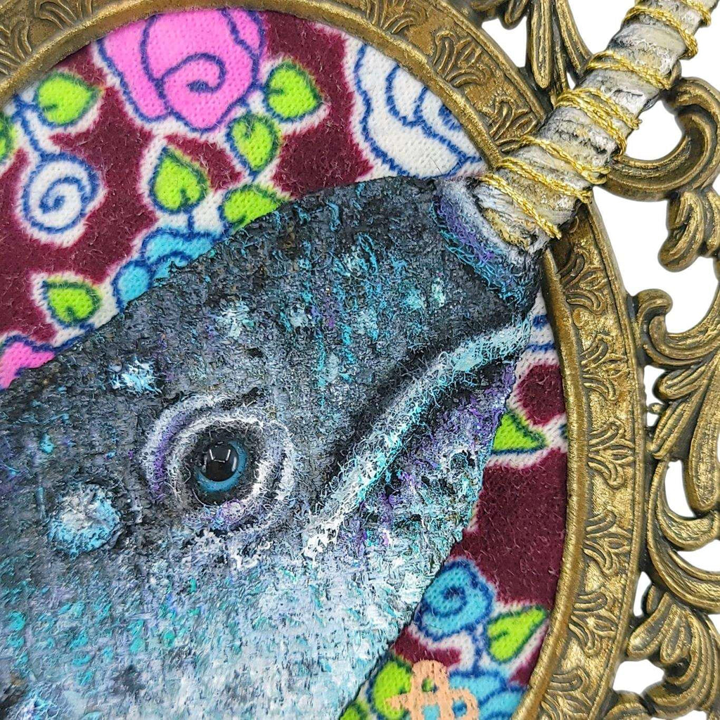 Applique Art - Narwhal (OOAK) by Chubby Bunny
