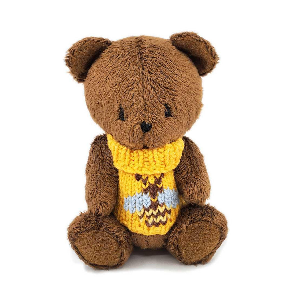 Plush - Teddy Bear in a Bee Sweater by Frank and Bubby