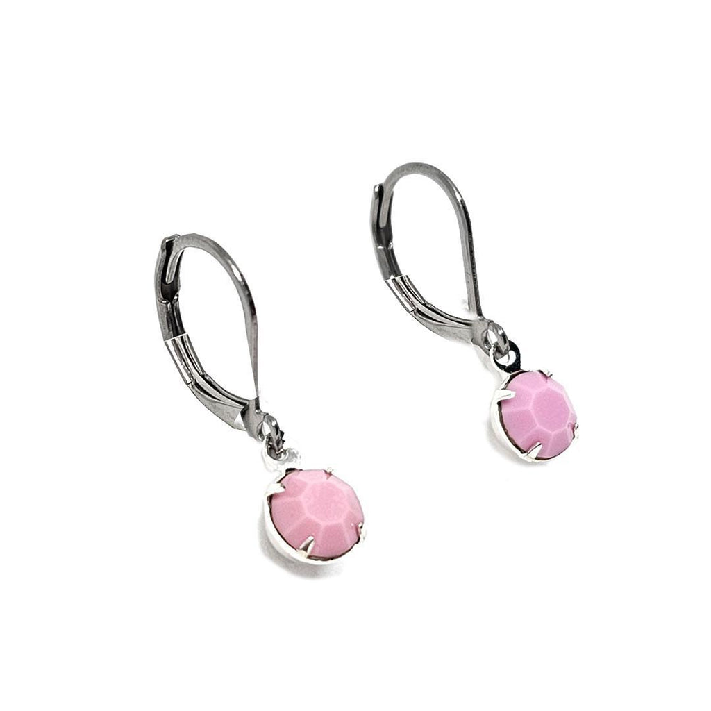 Earrings - Tiny Drops - Pinks (Steel) by Christine Stoll | Altered Relics