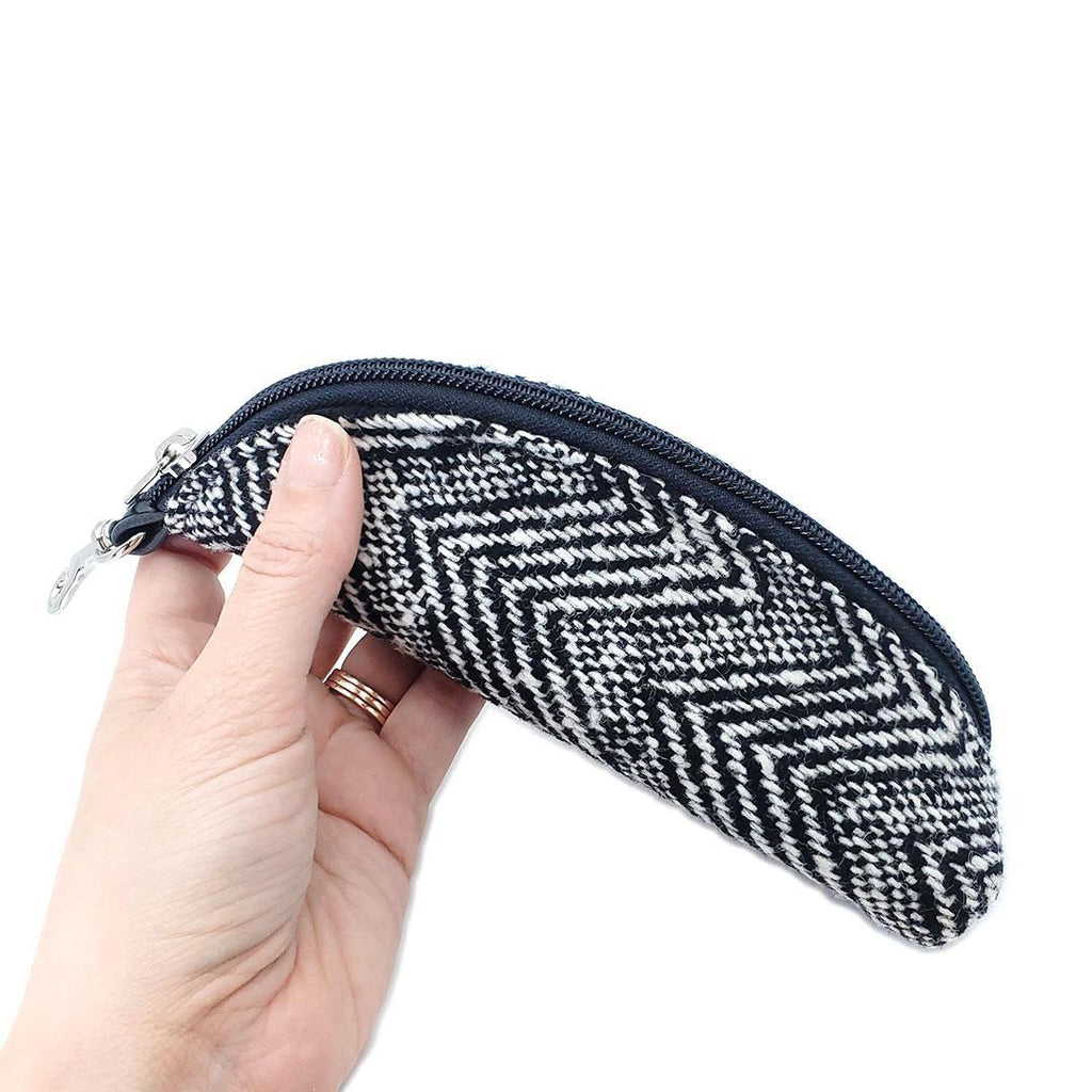 Accessory - Clip On Padded Eyeglass Case (Crosswind Chevron) by Crystalyn Kae