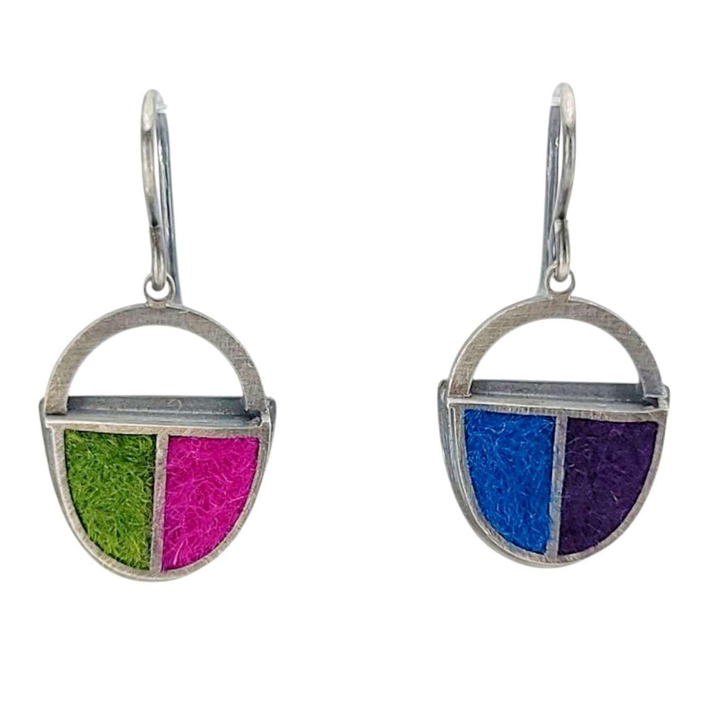 Earrings - Arch (Cool) by Michele A. Friedman