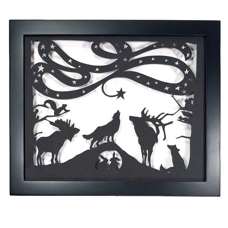 Papercut Art -  A Gathering of Wishes by Squirrel Taco Papercuts