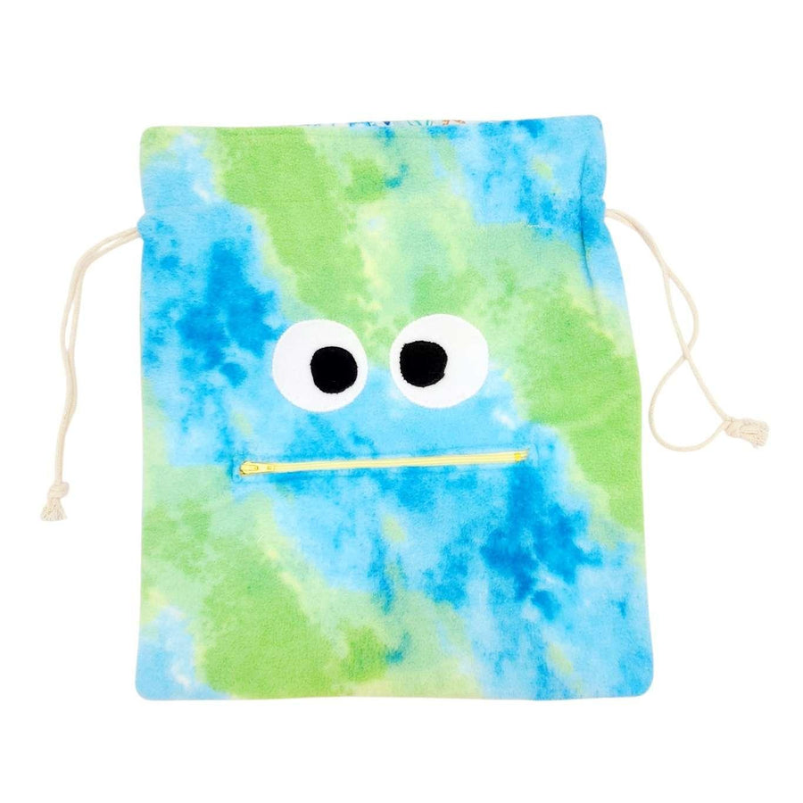 Bag - Chomper Buddy Drawstring (Blue Green Turtles) by Peek A Boo Plush, image 3 of 5