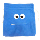 Bag - Chomper Buddy Drawstring (Blue Sharks) by Peek A Boo Plush, image 3 of 5