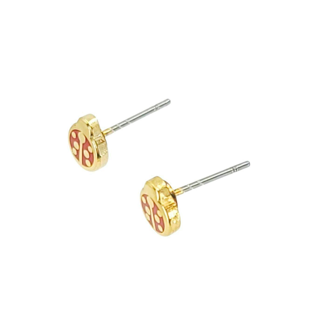 Earrings - Ladybug Studs by Hemleva