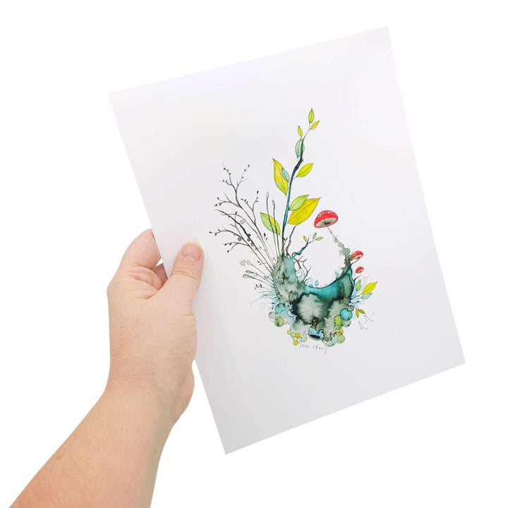 Art Print -  8.5 x11 Love Story Art Print by Melissa Moss Art