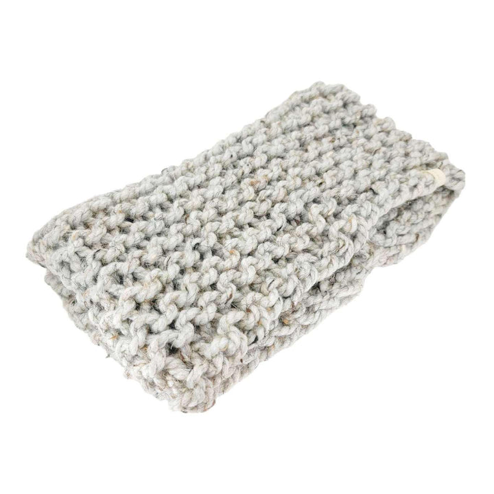 Knit Scarf - Cowl - Classic (Gray Marble) by Cristin Rae Knits