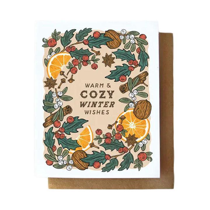 Card - Holiday - Warm & Cozy Winter by Root and Branch Paper Co.