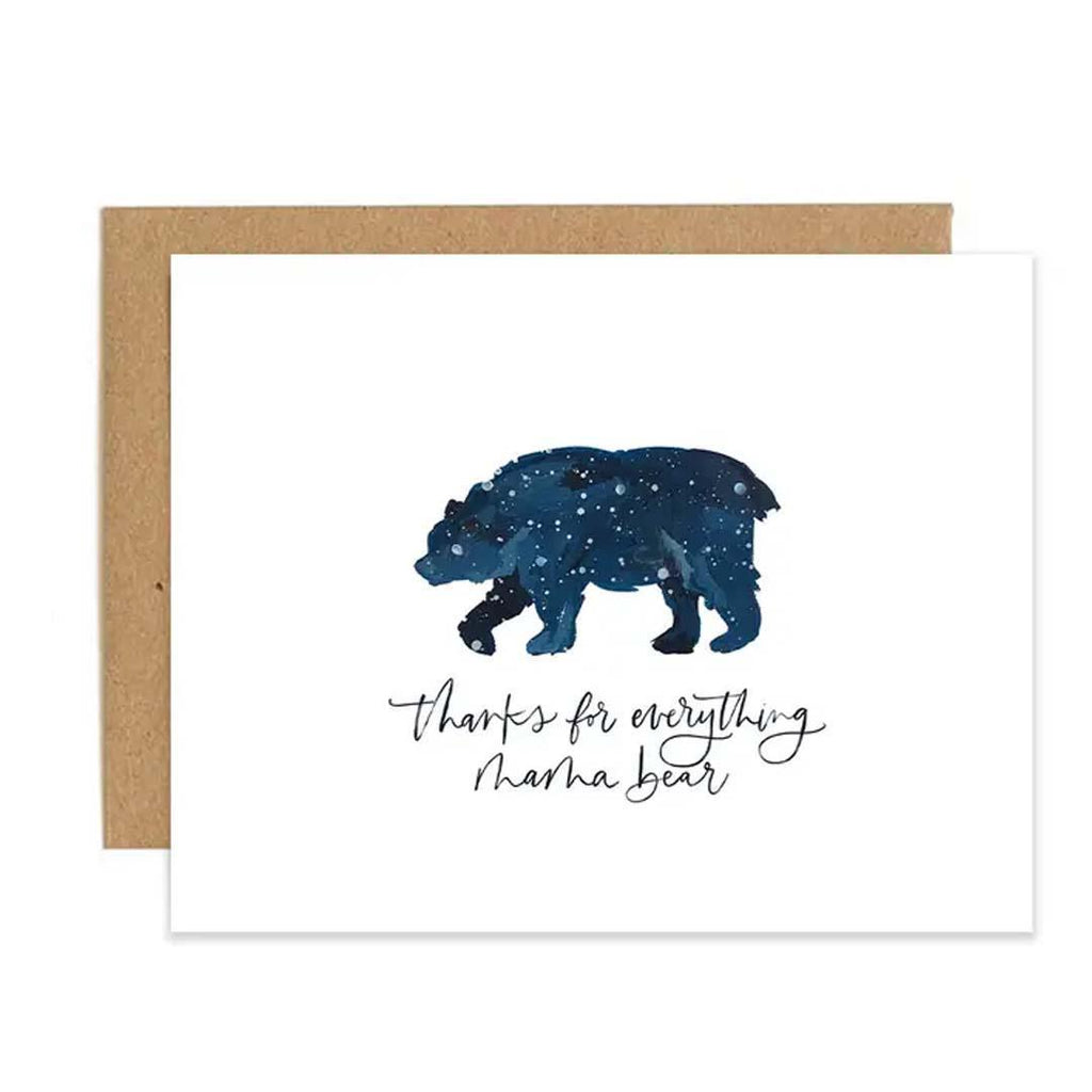 Card - Thank You -  Thanks for Everything Mama Bear by 1Canoe2